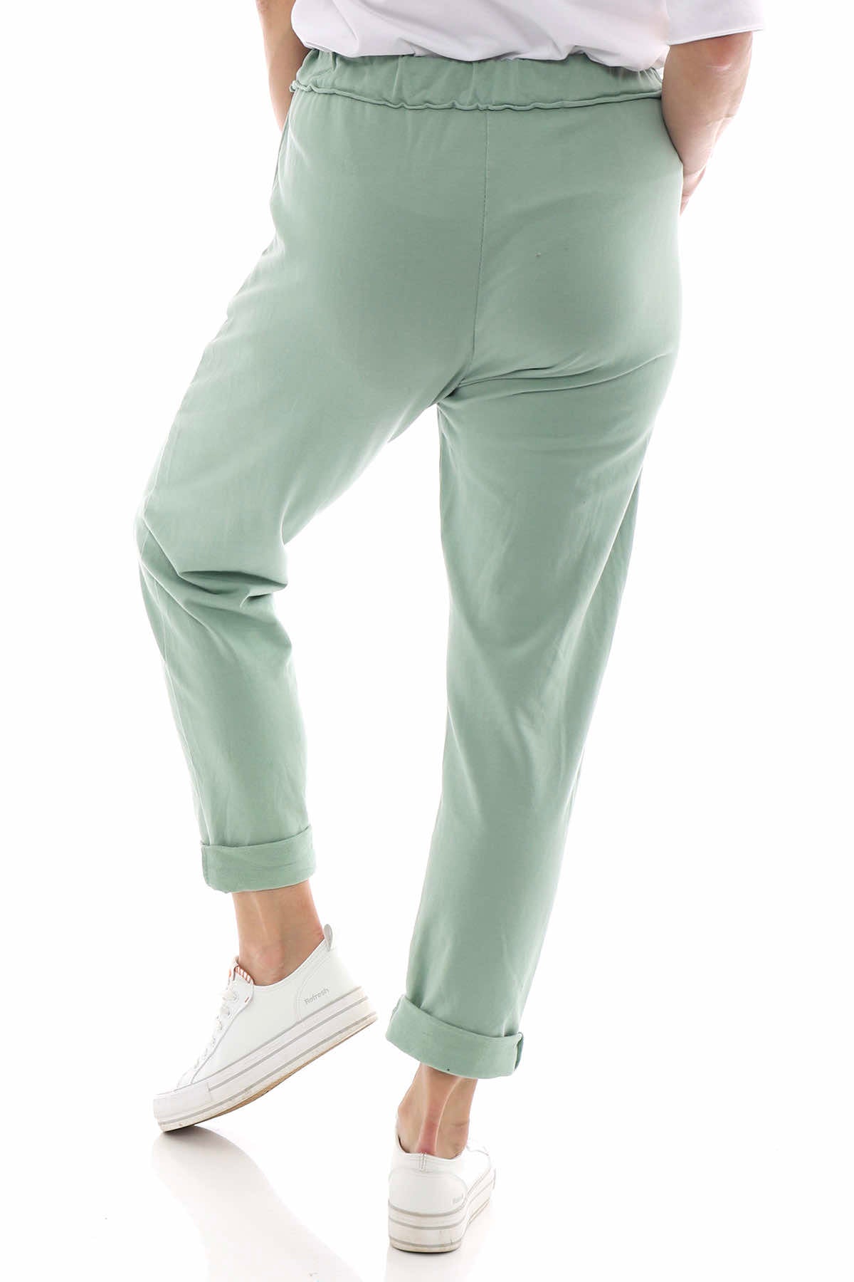 Didcot Jersey Pants Sage Green