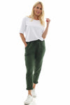 Didcot Jersey Pants Dark Green