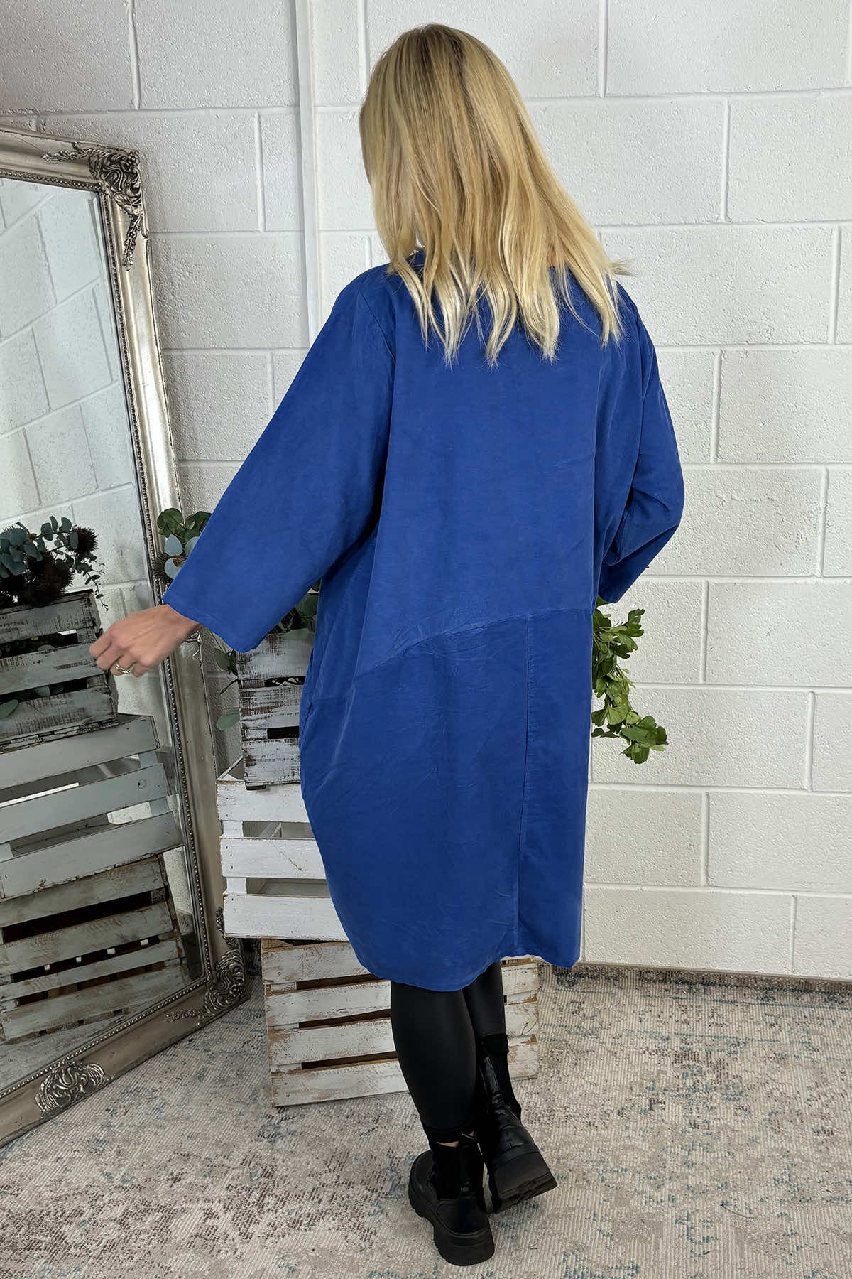 Junia Needlecord Tunic Cobalt