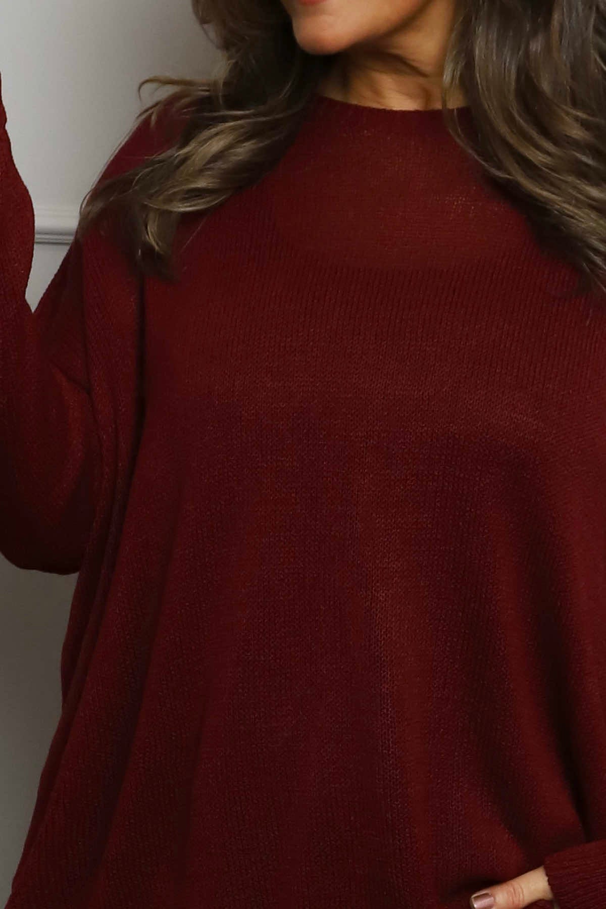 Bamburgh Knit Top Wine
