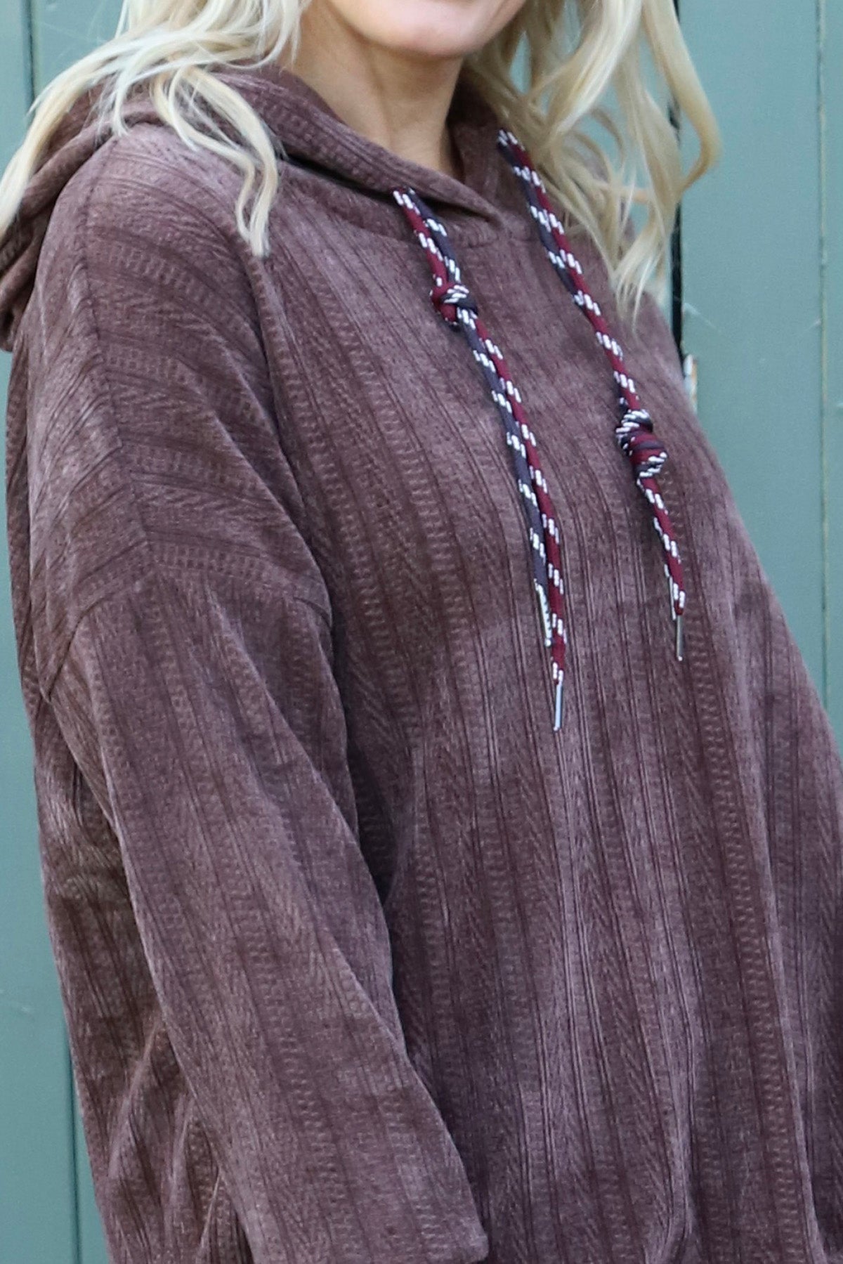 Alexandra Hooded Top Cocoa