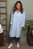 Linzi V-Neck Dress Light Blue