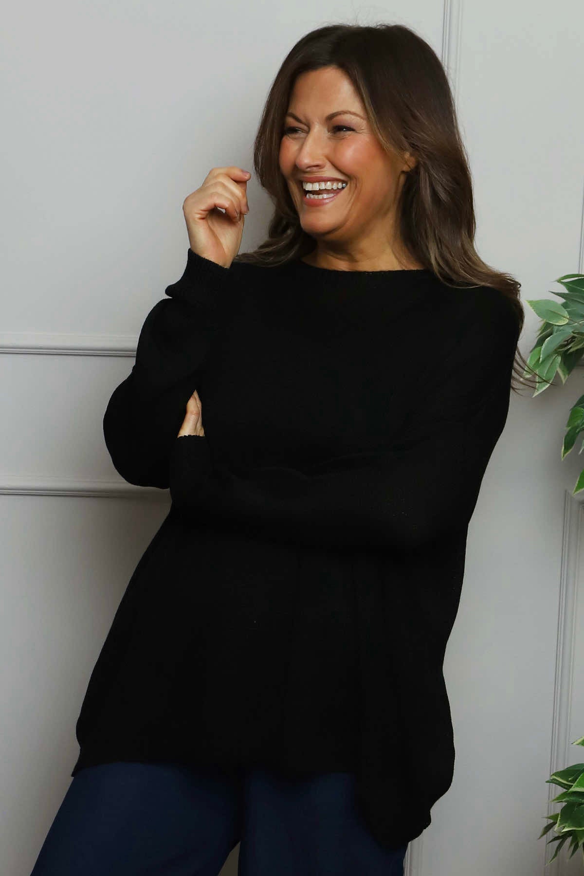 Bamburgh Knit Top Black