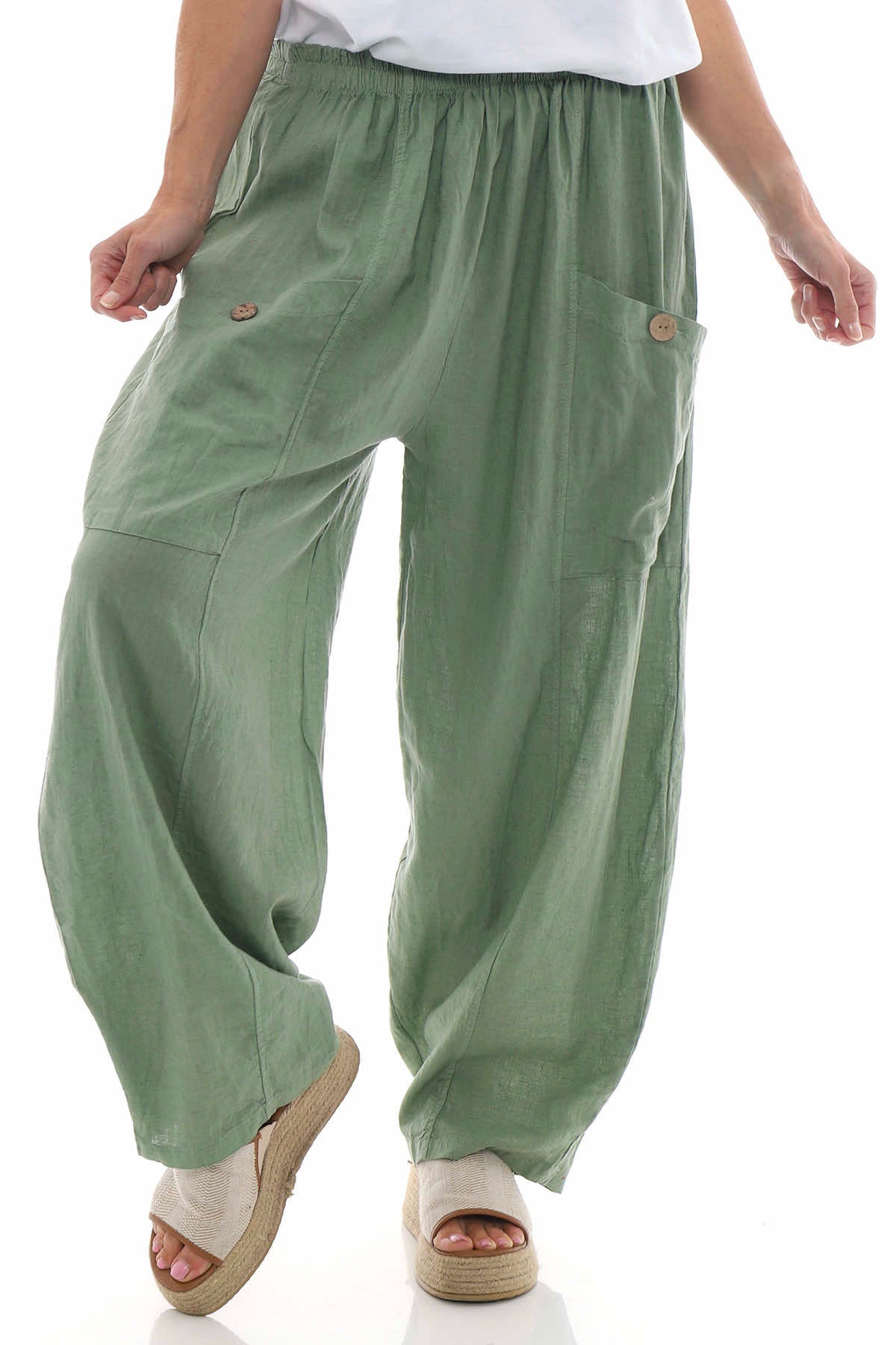 Women's Linen Trousers UK – Kit and Kaboodal