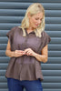 Irena Cotton Blouse Cocoa