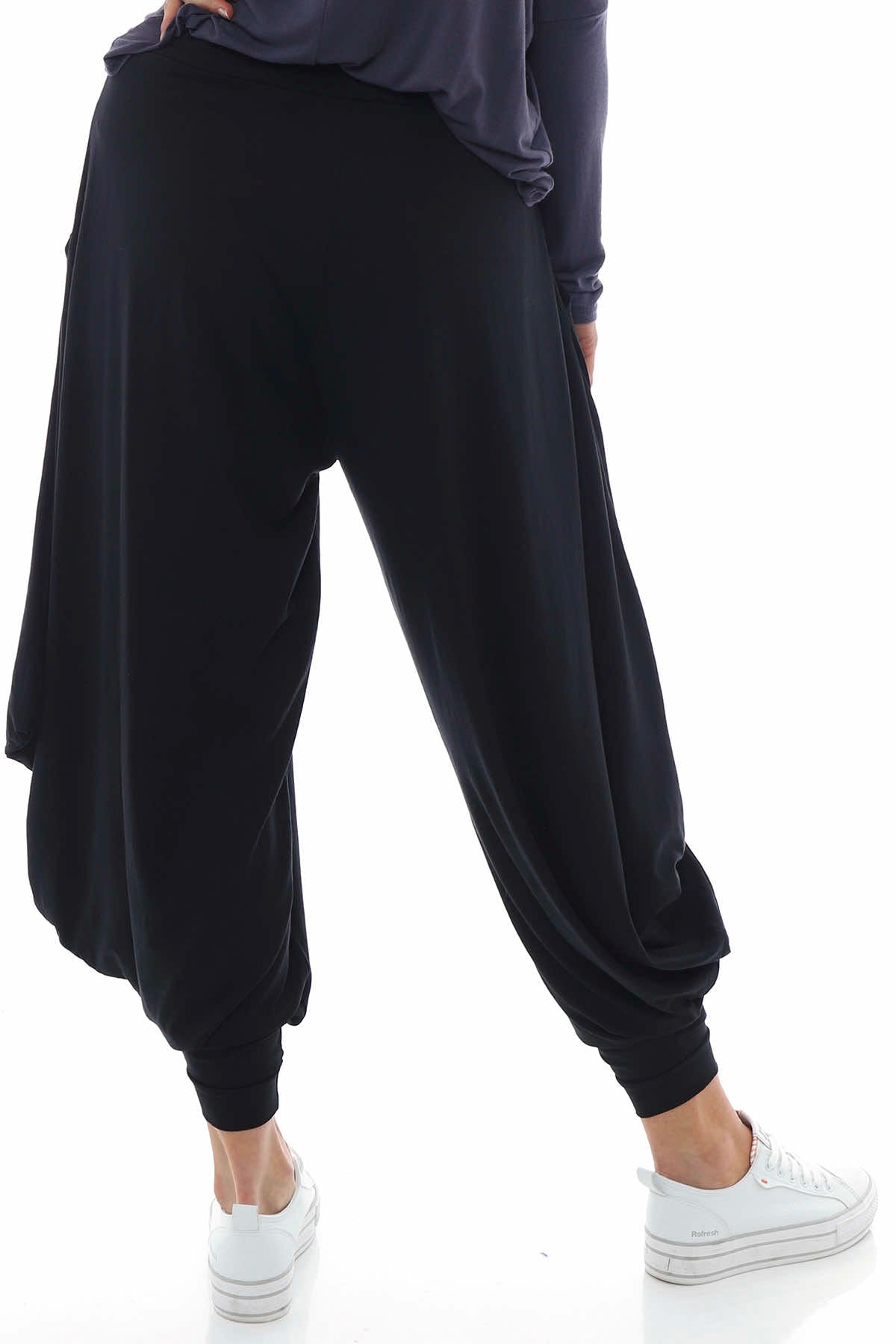 Carey Harem Pants Black