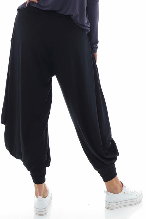 Carey Harem Pants Black - Image 8