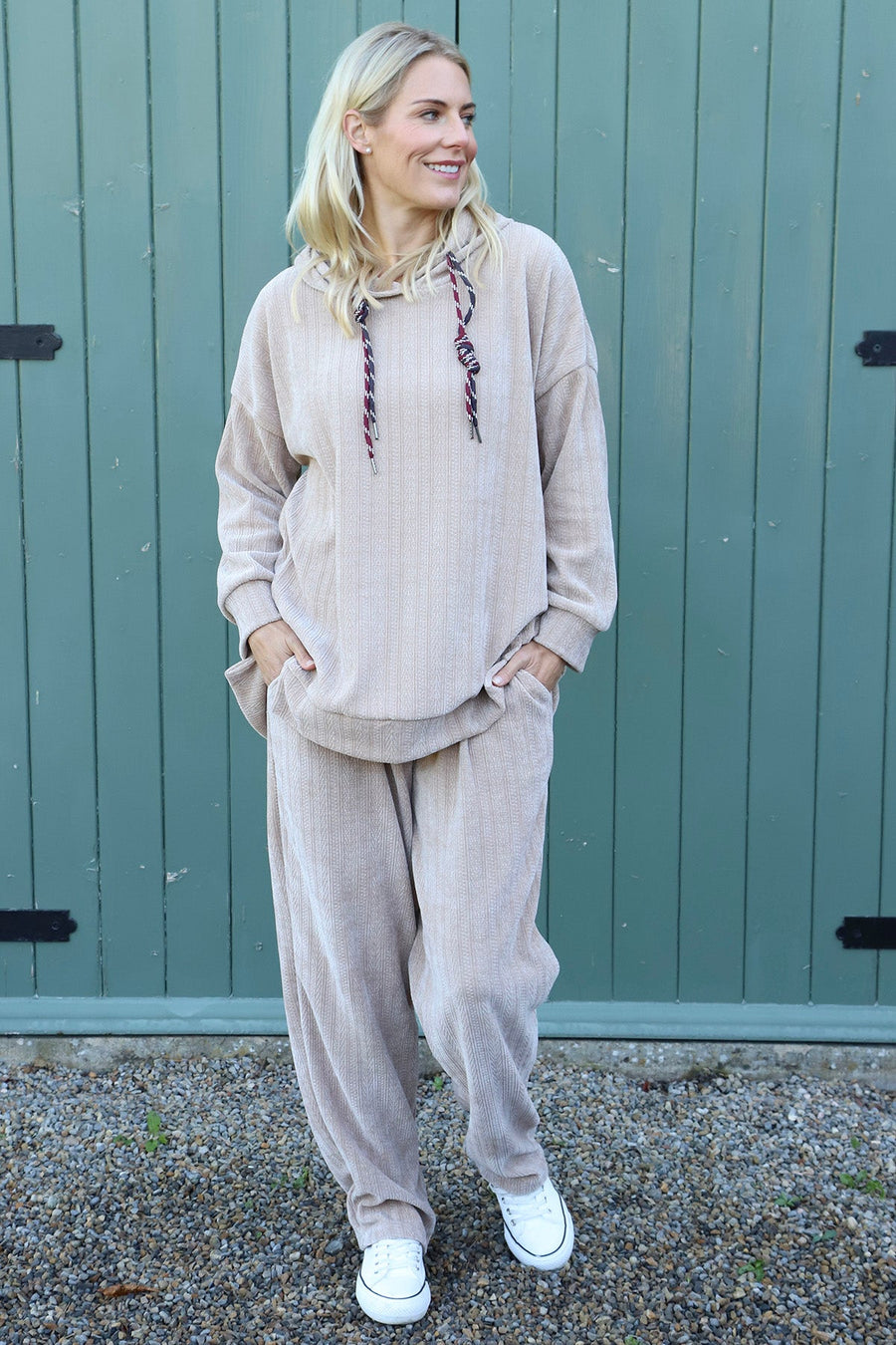 Alexandra Hooded Top Camel