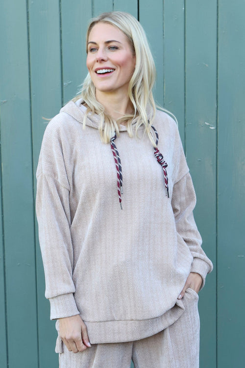 Alexandra Hooded Top Camel - Image 2