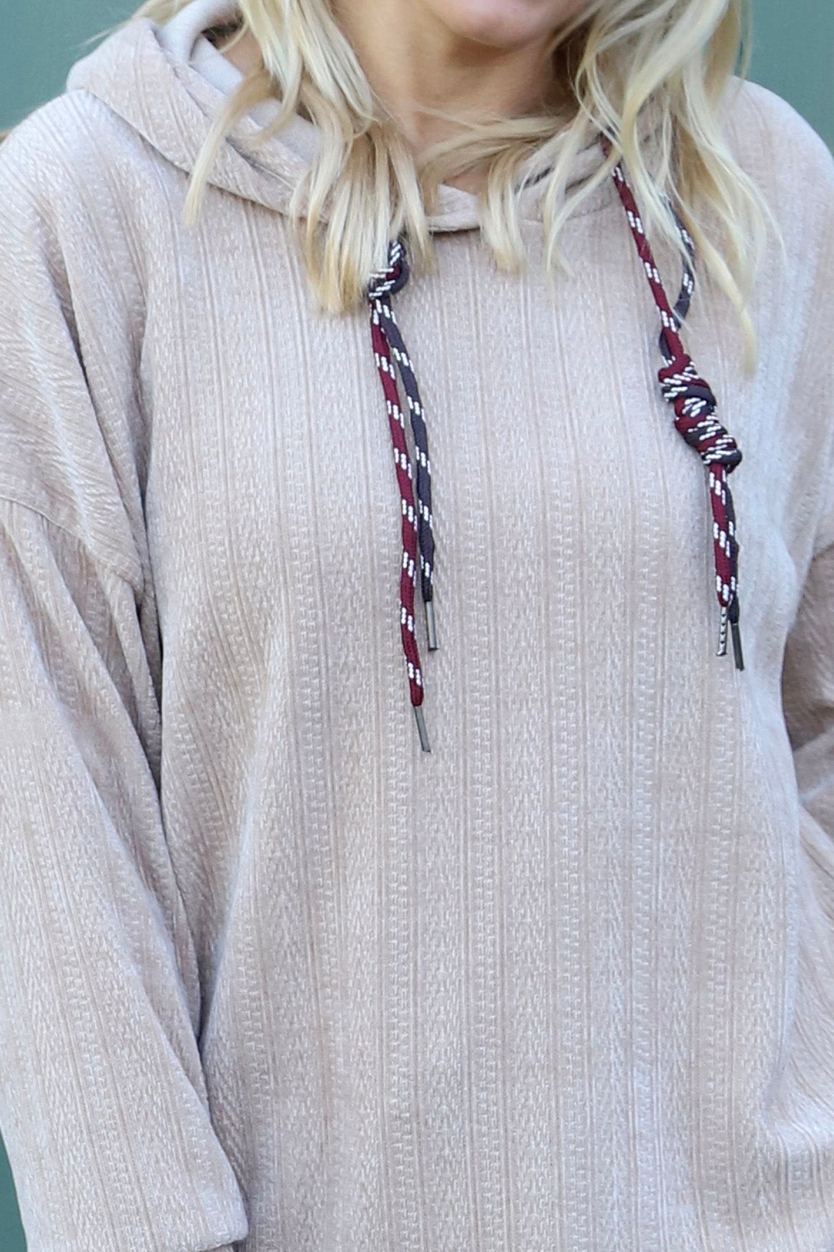 Alexandra Hooded Top Camel