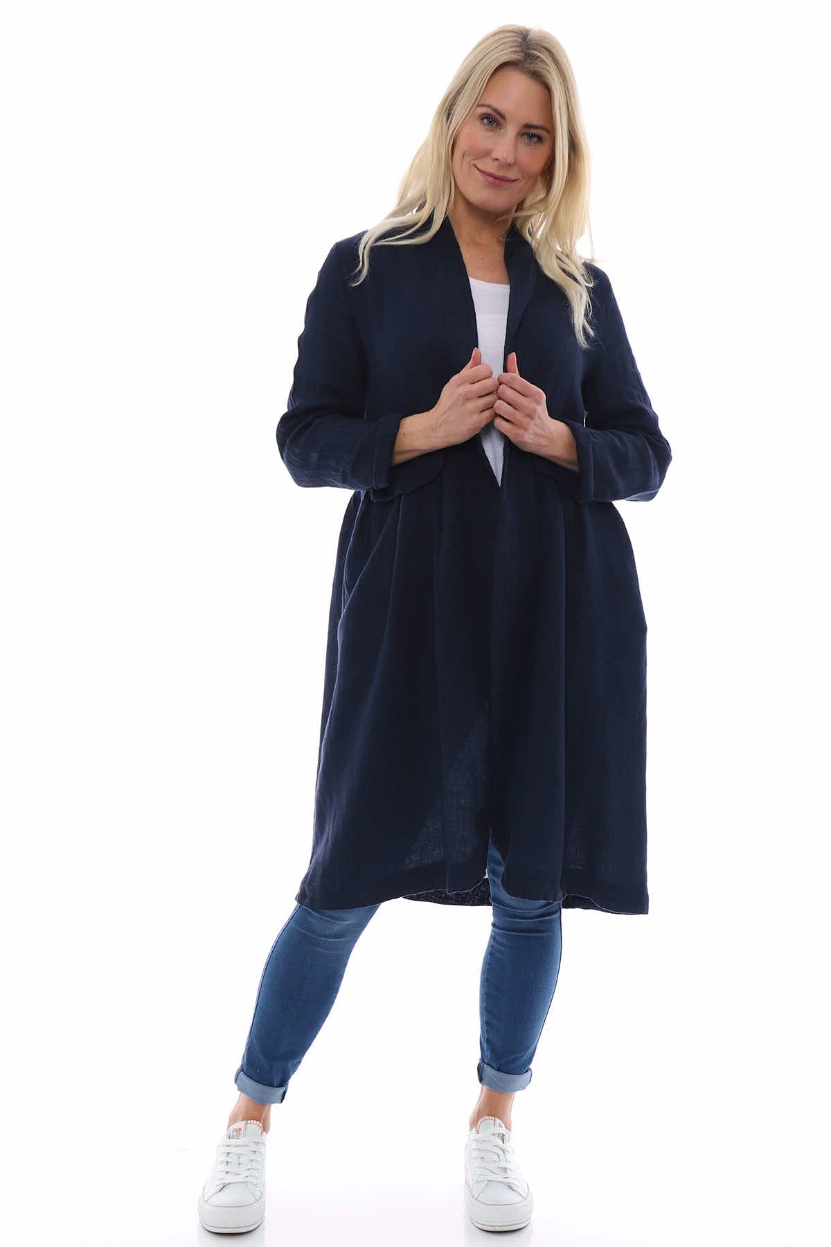 Trench SS Blue Koza Jacket – Mati