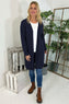 Gabi Waterfall Cardigan Navy