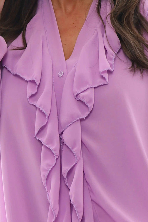 Dorota Shirt Tunic Lilac - Image 2