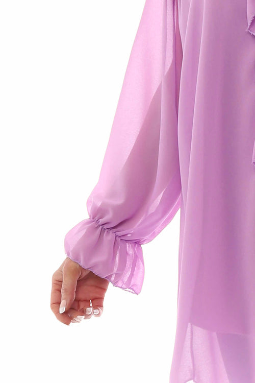 Dorota Shirt Tunic Lilac - Image 3