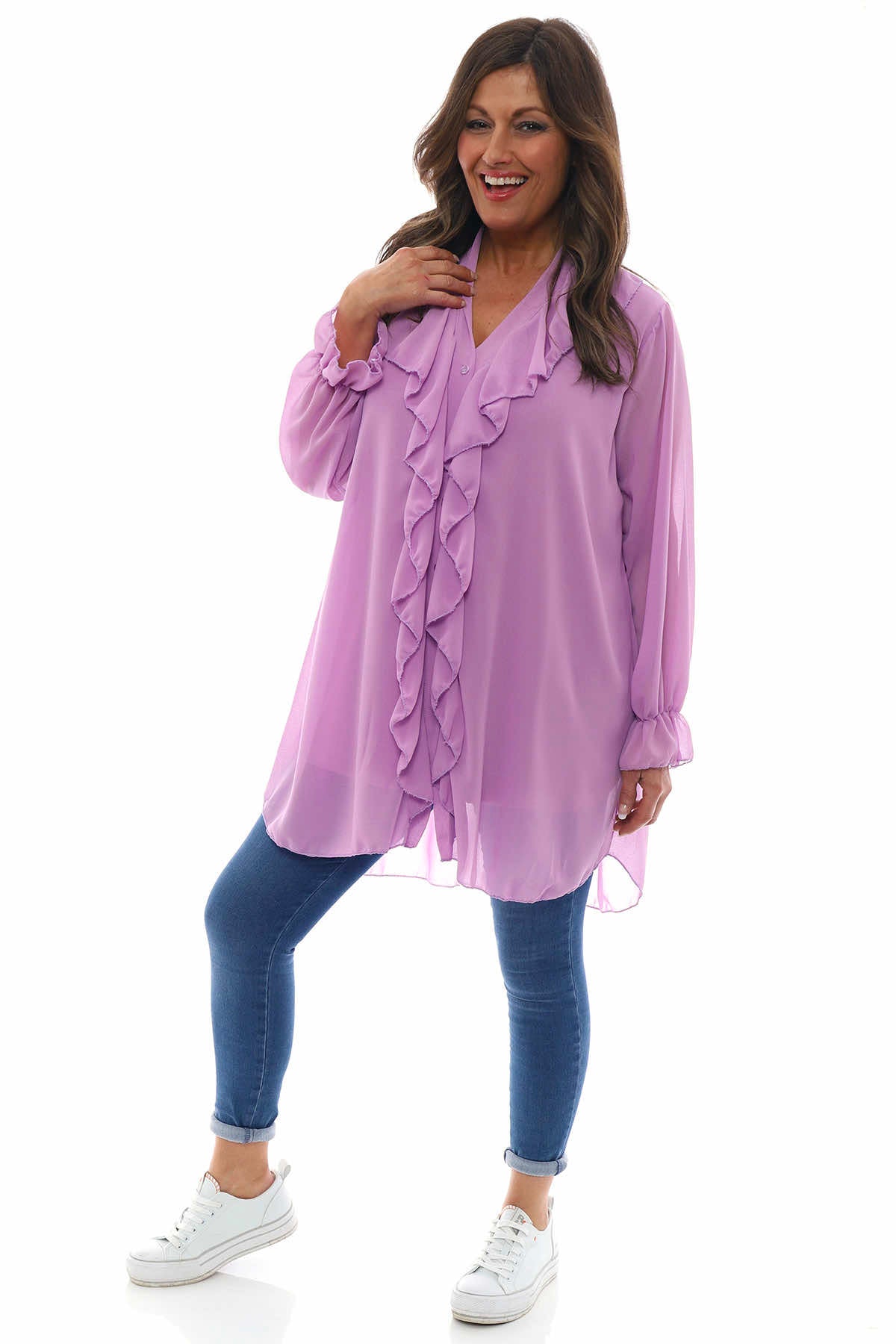 Dorota Shirt Tunic Lilac