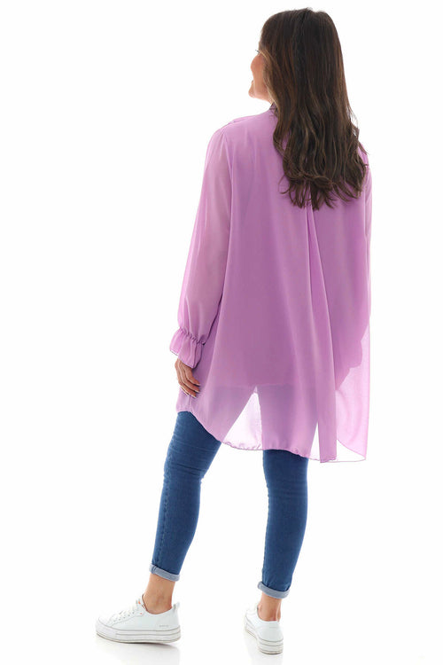 Dorota Shirt Tunic Lilac - Image 6