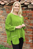 Daisy Needlecord Top Green