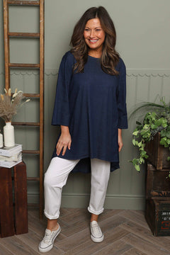 Lulu Denim Tunic Dark Denim