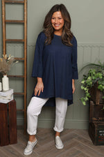 Lulu Denim Tunic Dark Denim Dark Denim - Lulu Denim Tunic Dark Denim