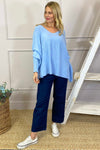 Libby Heart Knitted Jumper Powder Blue