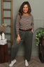 Charlie Belted Trousers Khaki