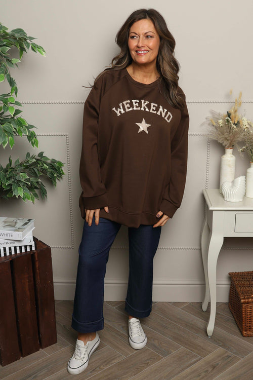 Alice Weekend Sweatshirt Cocoa - Image 1