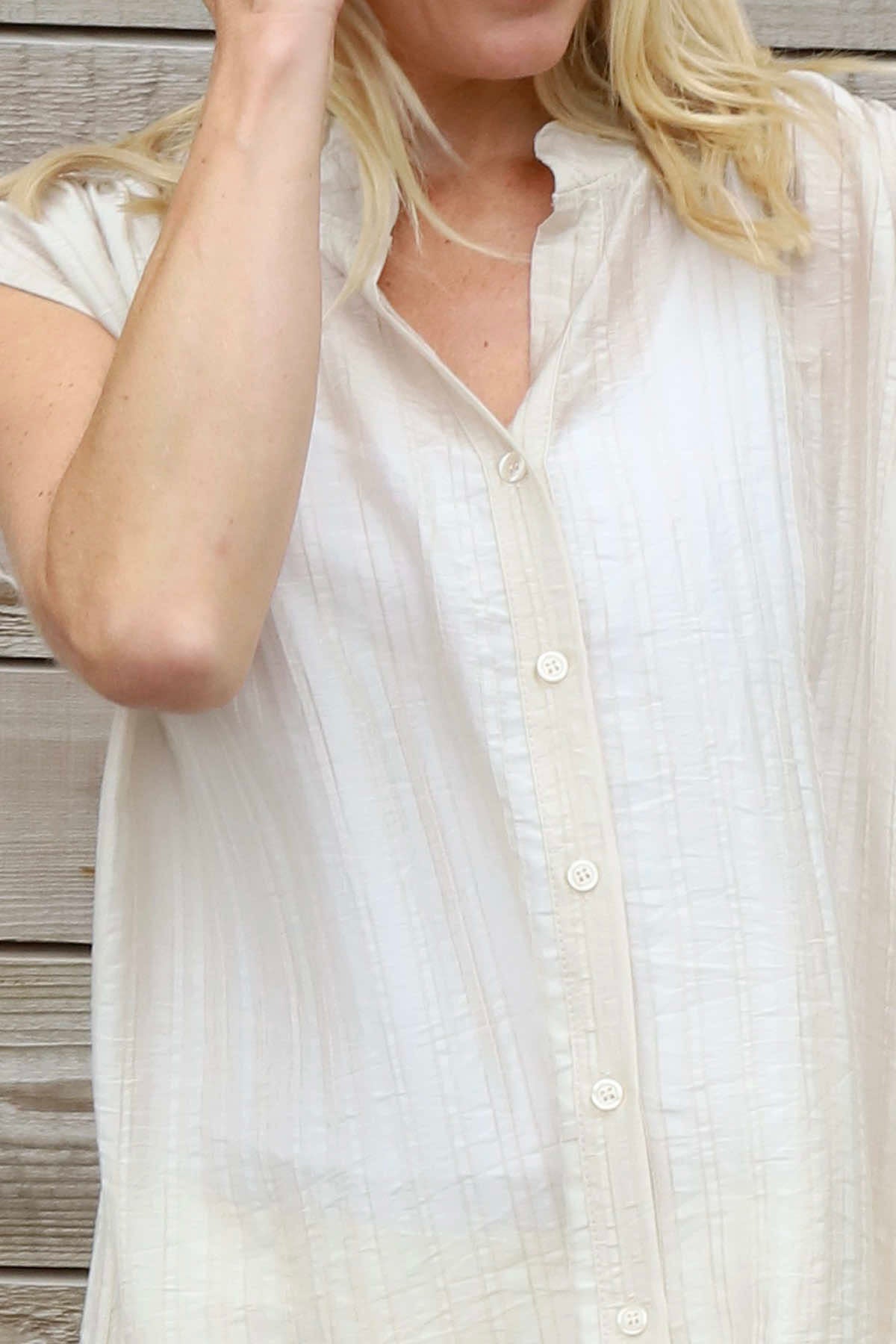 Kimmie Sleeveless Blouse Stone