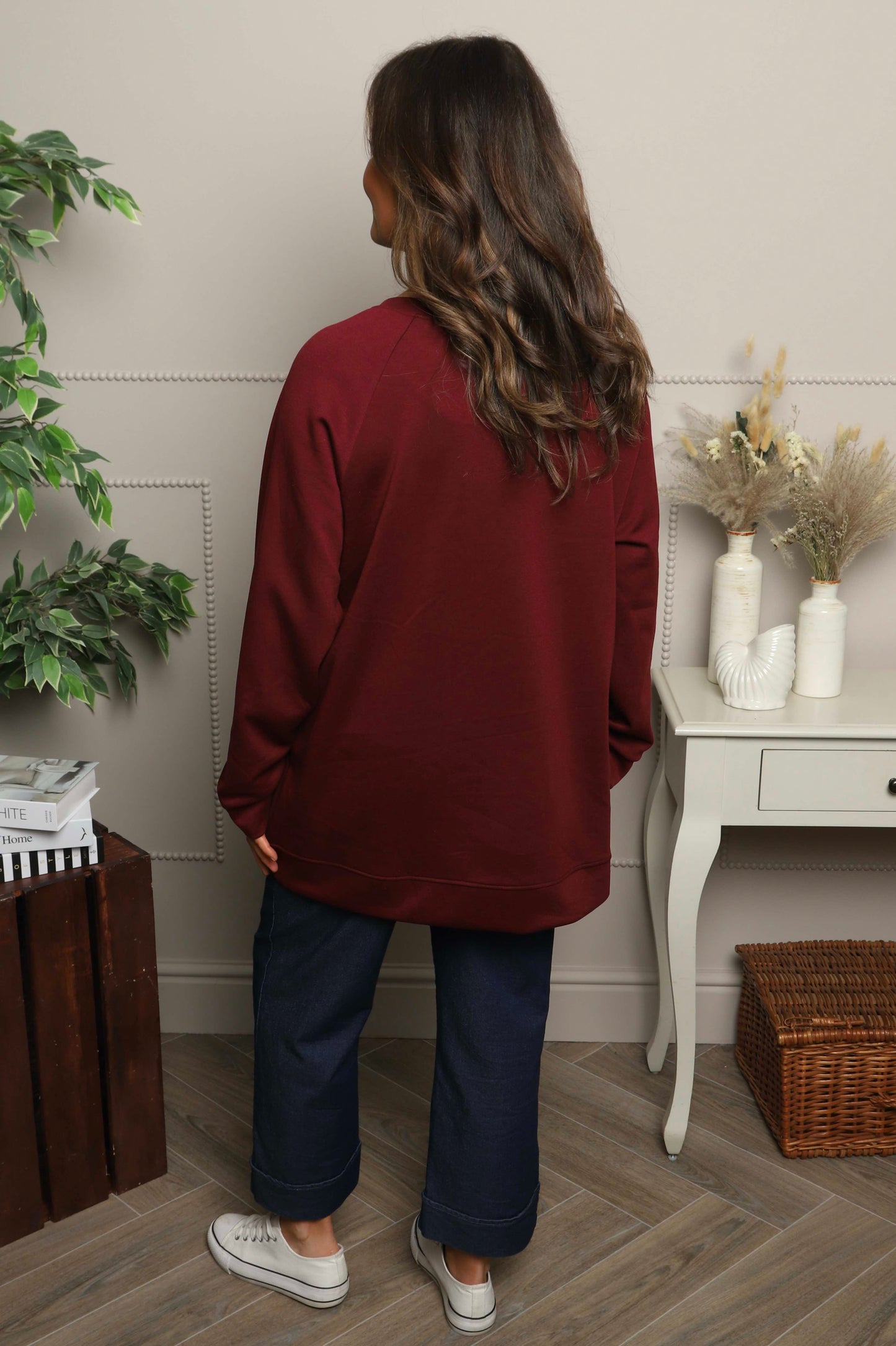 Alice Weekend Sweatshirt Wine