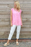 Kimmie Sleeveless Blouse Pink