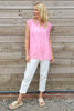 Kimmie Sleeveless Blouse Pink