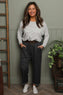 Charlie Belted Trousers Black