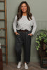 Charlie Belted Trousers Black