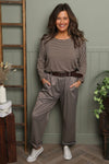 Charlie Belted Trousers Mocha