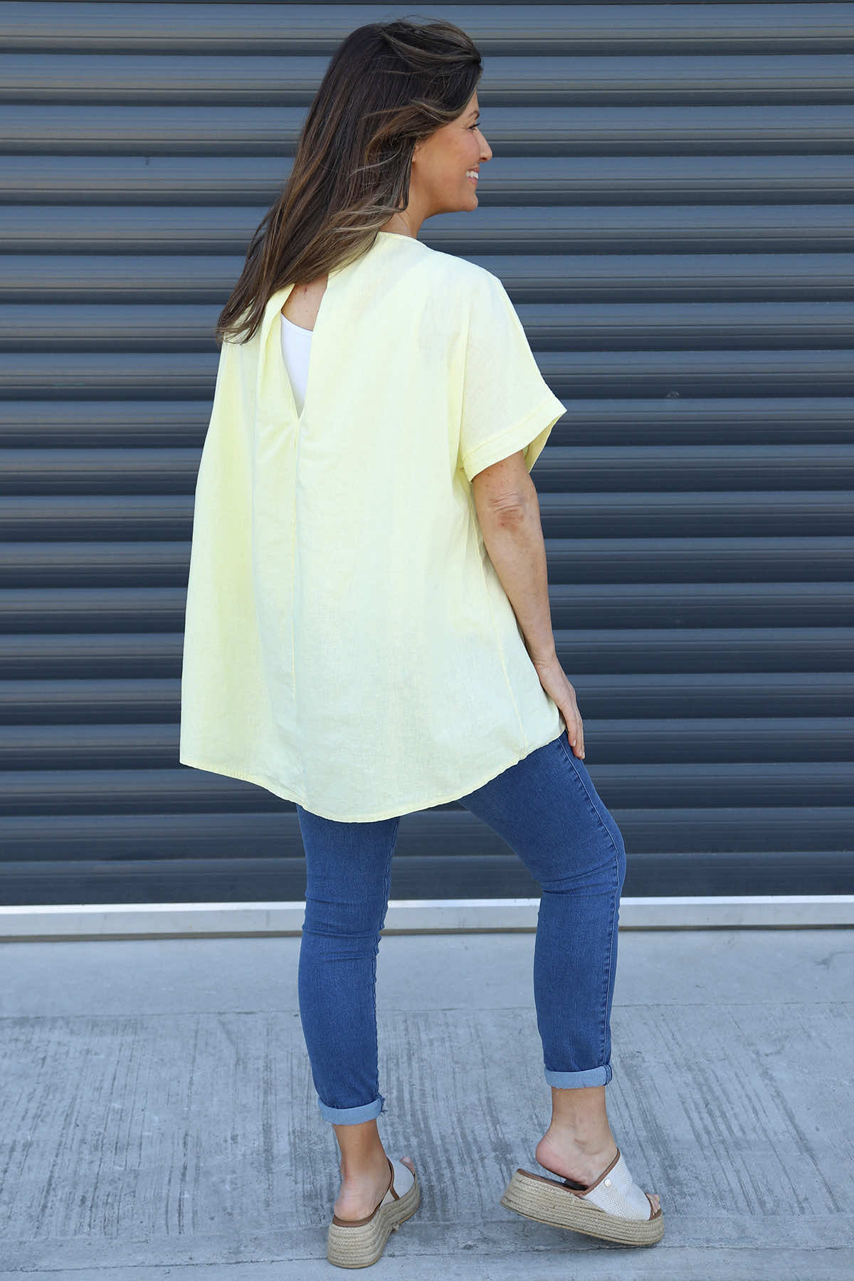 Broadstairs Linen Top Yellow