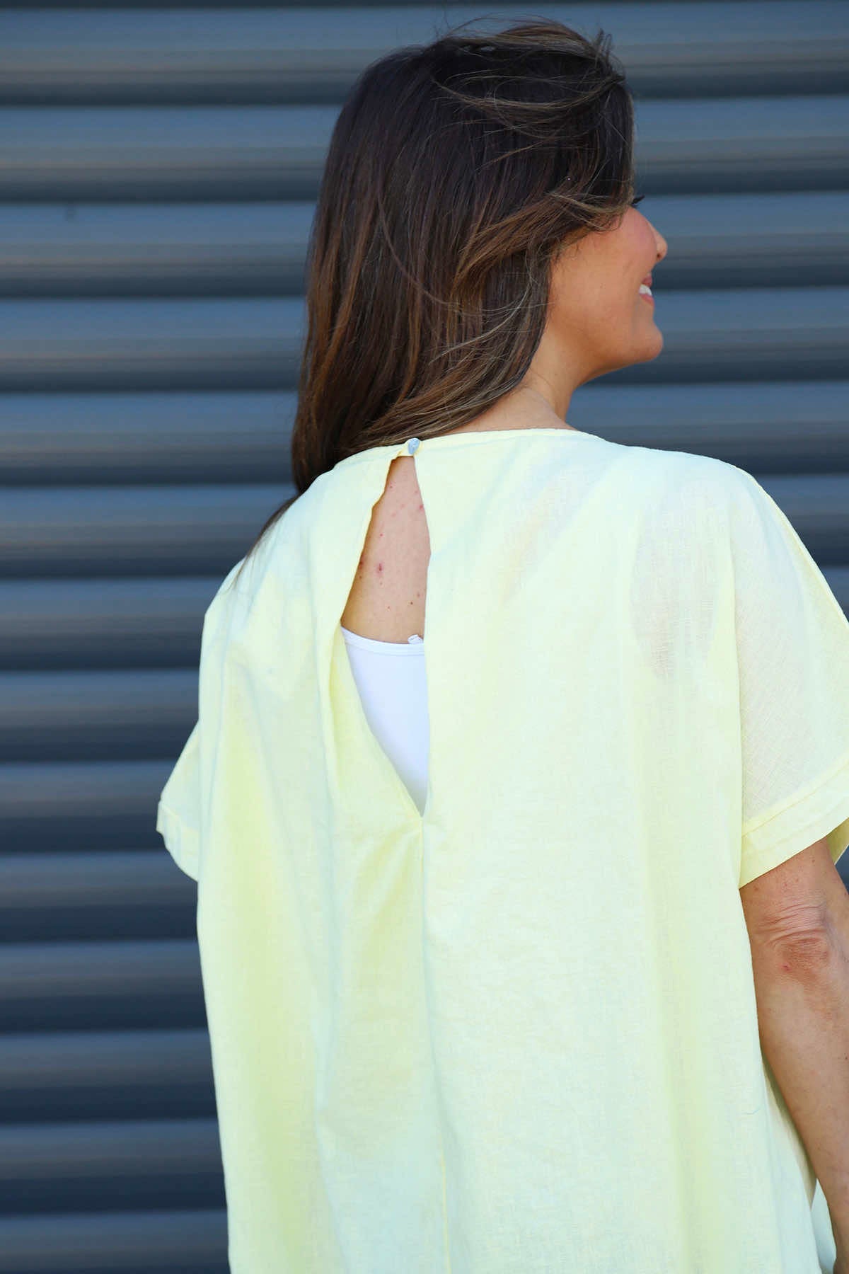 Broadstairs Linen Top Yellow
