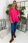 Athena Cotton Top Fuchsia