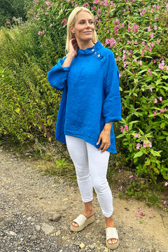 Bradley Linen Top Cobalt