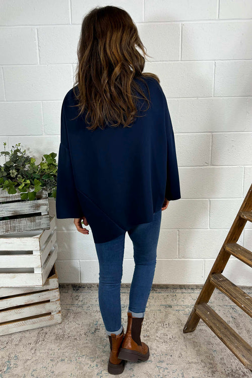 Gracie Top Navy - Image 4