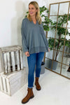 Athena Cotton Top Mid Grey