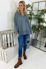 Athena Cotton Top Mid Grey Mid Grey - Athena Cotton Top Mid Grey