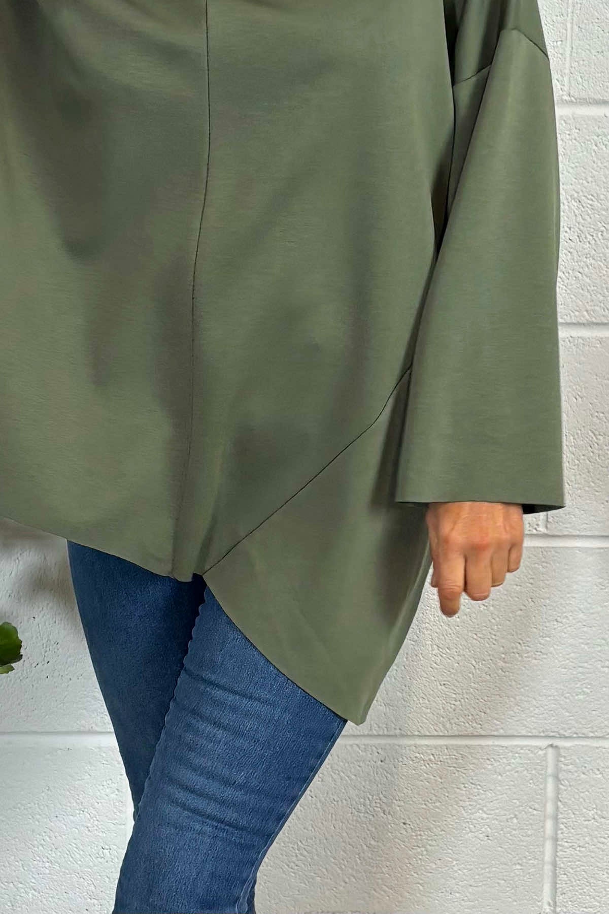 Gracie Top Khaki