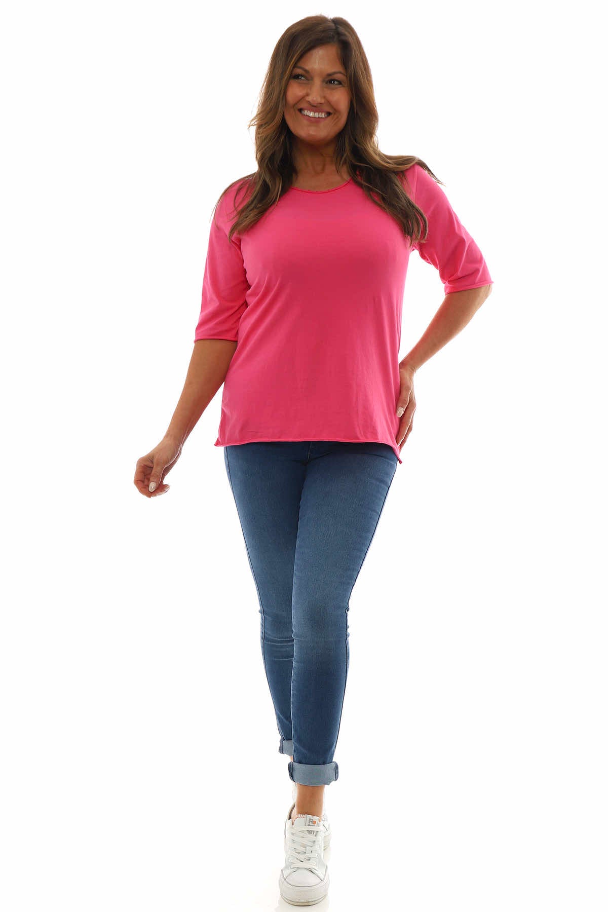 Polly T-Shirt Fuchsia