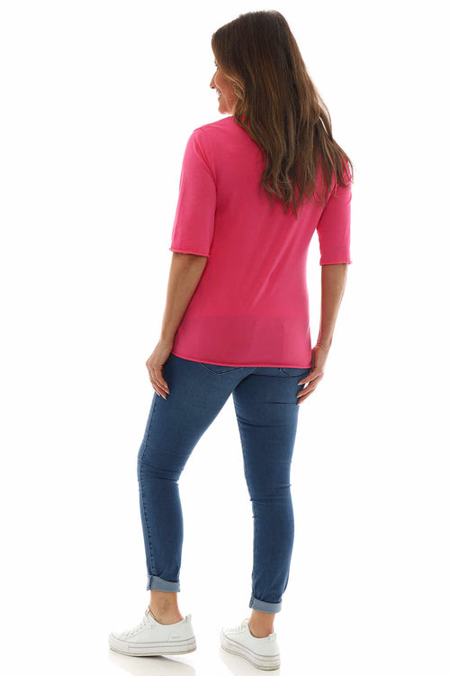 Polly T-Shirt Fuchsia - Image 4