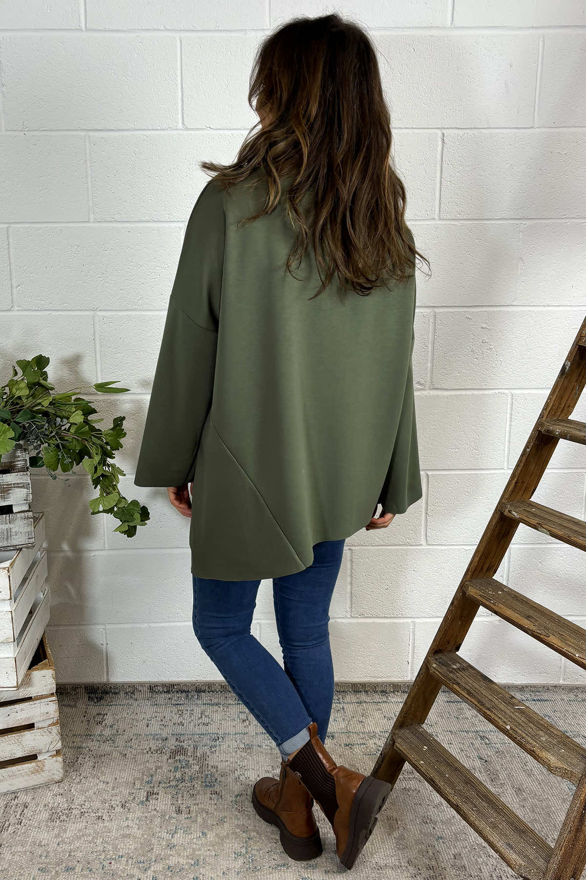 Gracie Top Khaki