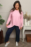 Tabitha Dipped Hem Jumper Pink