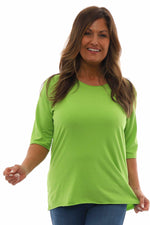 Polly T-Shirt Lime Lime - Polly T-Shirt Lime