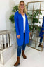 Gabi Waterfall Cardigan Cobalt