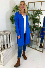 Gabi Waterfall Cardigan Cobalt Cobalt - Gabi Waterfall Cardigan Cobalt