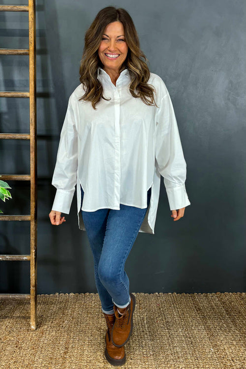 Vanessa Cotton Shirt White