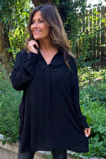 Eleanor Blouse Black Black - Eleanor Blouse Black